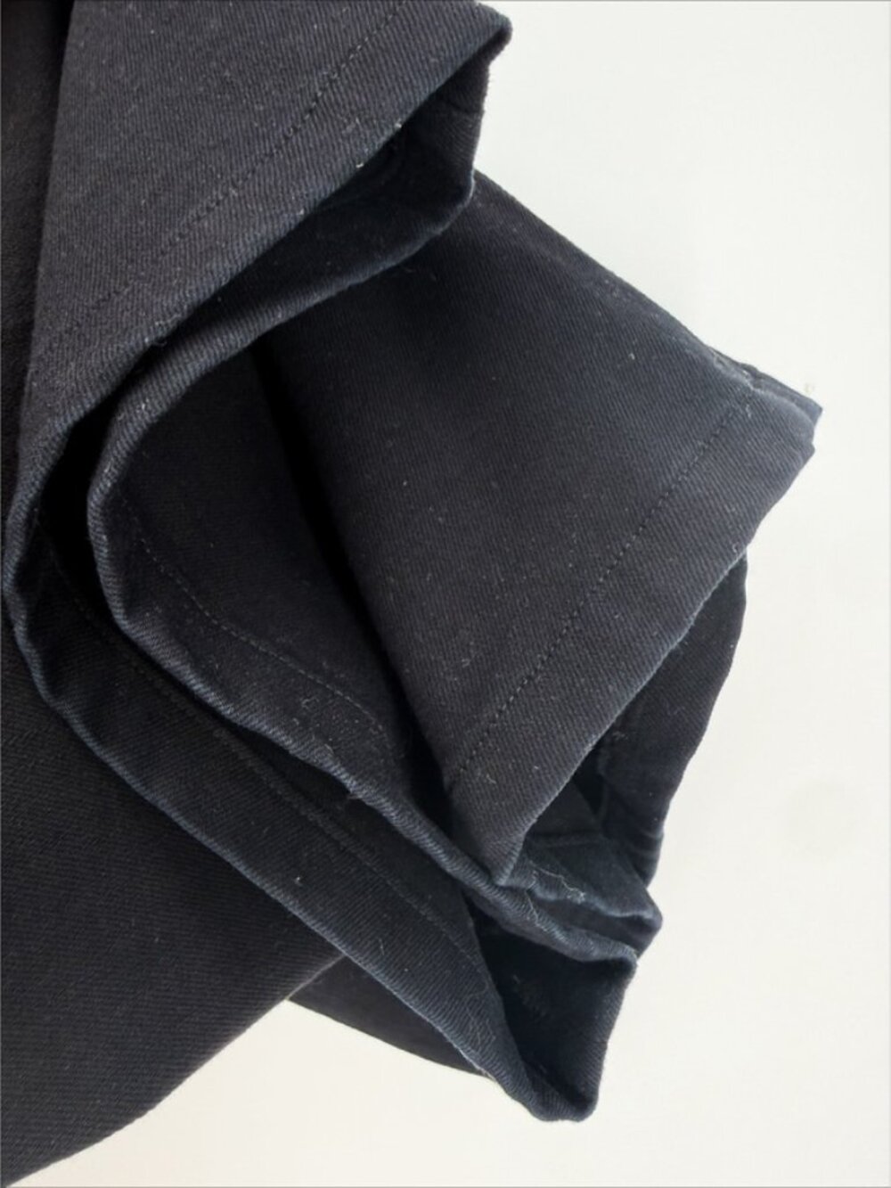 The Frame Le Palazzo High Rise Wide Leg Darkest Black (Film Noir) Jeans 27 - Picture 5 of 11